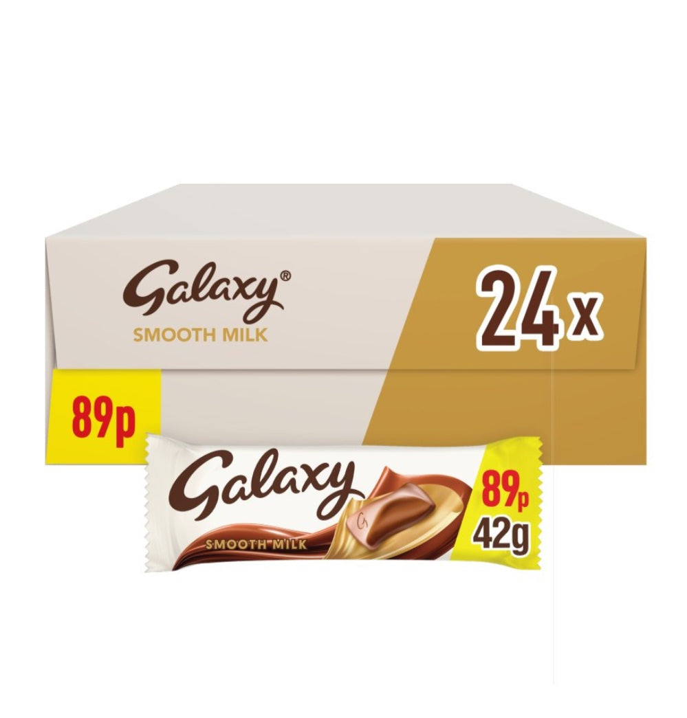 Galaxy bars 42g box of 24