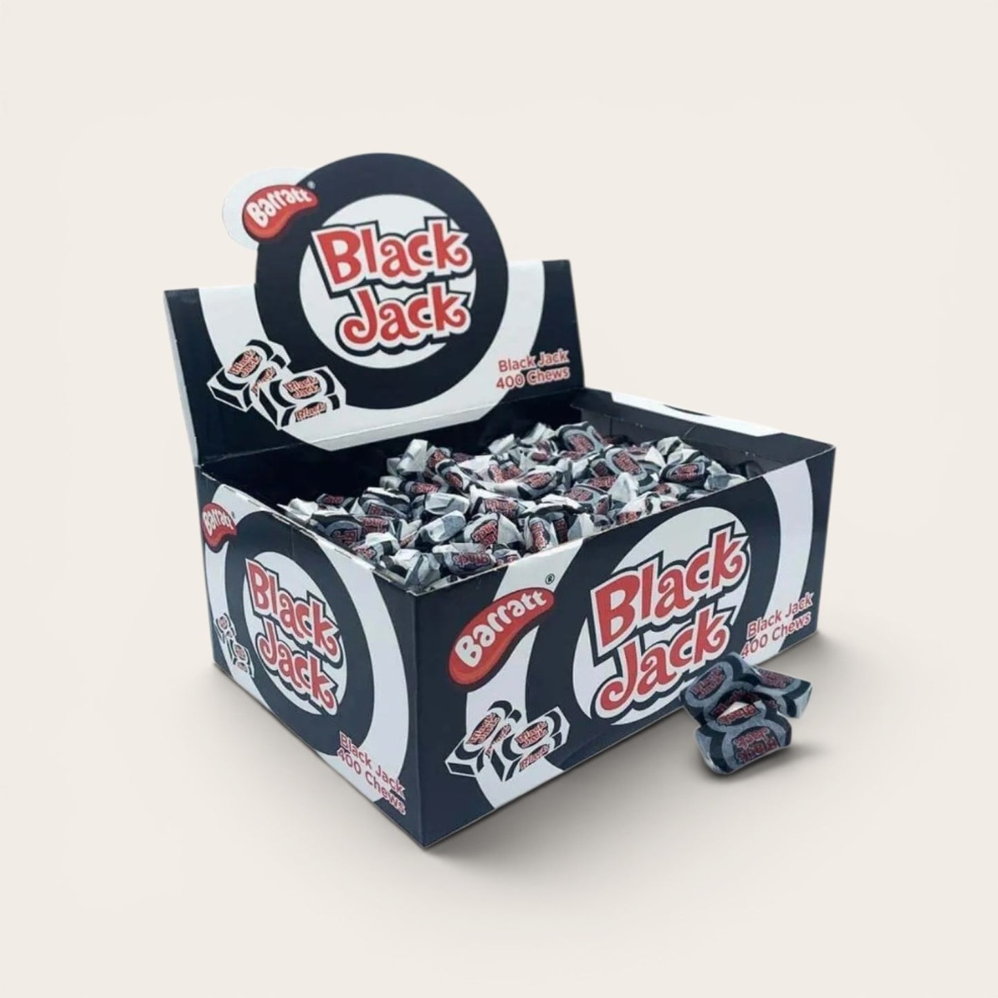 Barratt Black Jack Chews 400 Pc Box