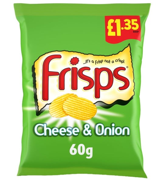 Frisps Cheese and Onion box of 16